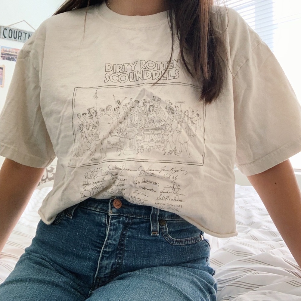 Dirty Rotten Scoundrels Cropped Tee [M]